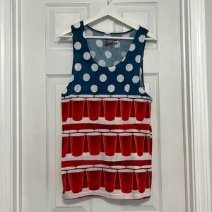 BEER PONG TANK TOP MENS